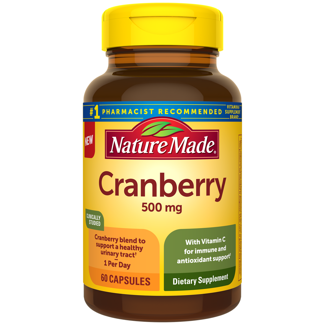 Nature Made Cranberry 500 Mg Capsules with Vitamin C