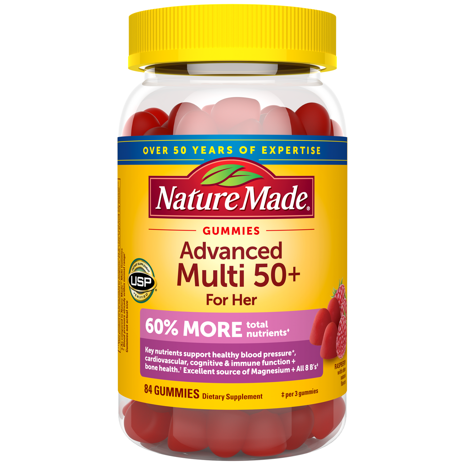 Nature Made Advanced Multivitamin 50+ For Her Gummies