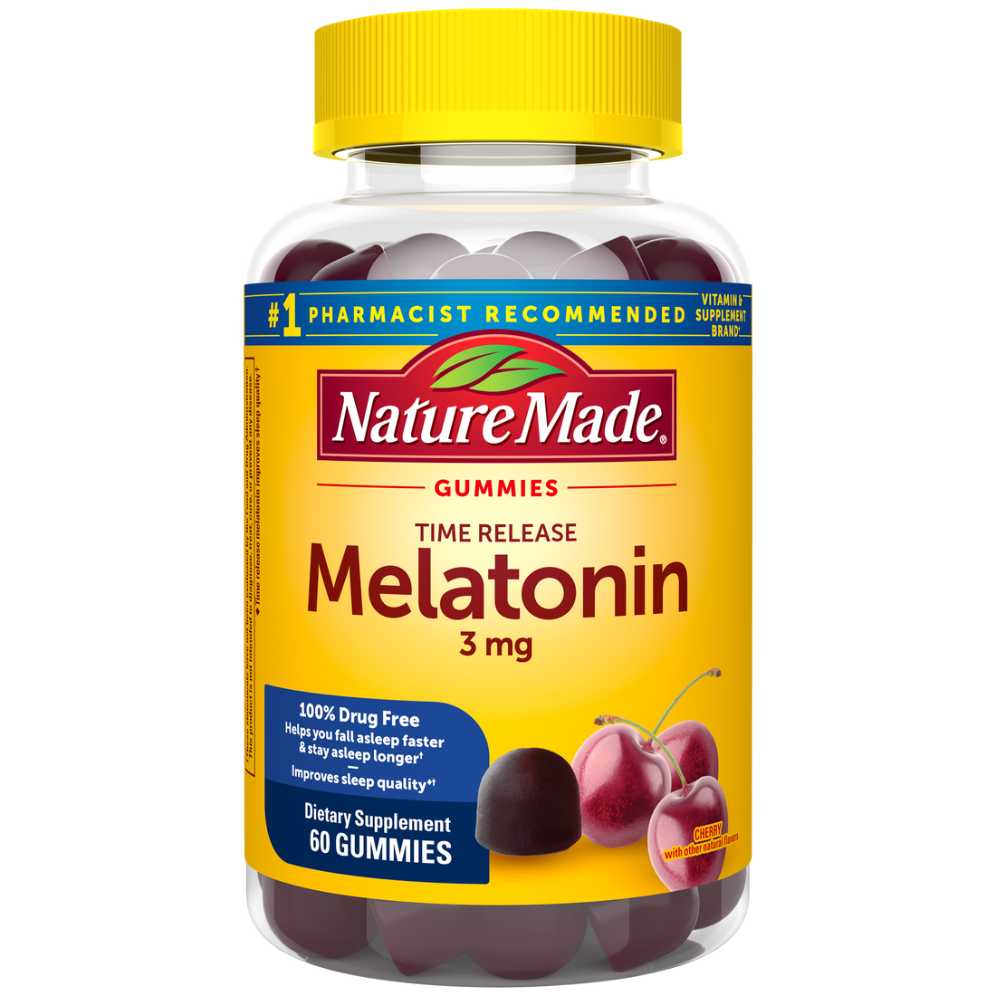 Nature Made Melatonin Time Release 3 mg Gummies