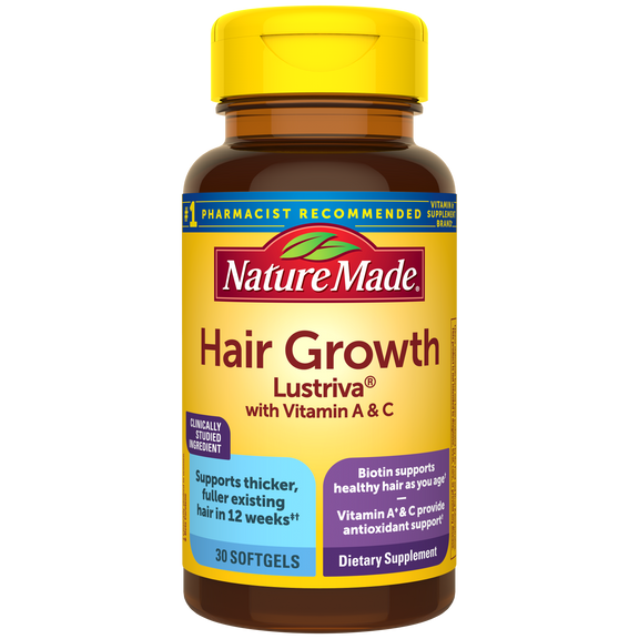 Nature Made Hair Growth Lustriva® Softgels