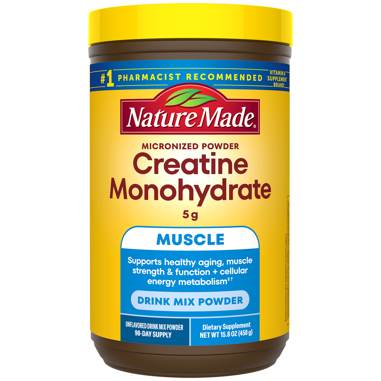 Micronized Creatine Monohydrate 5 g Drink Mix Powder | 90