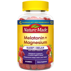 Melatonin 3 mg + Magnesium 100 mg Sleep and Relax Gummies