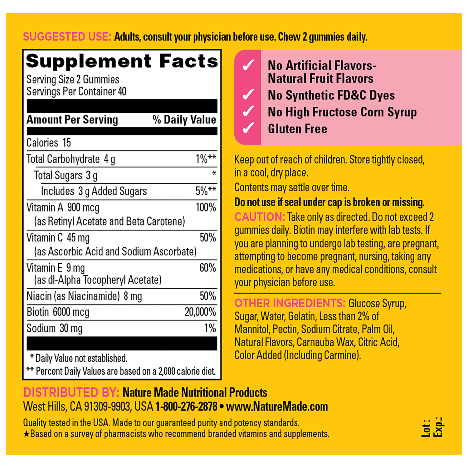 Advanced Hair, Skin & Nails Gummies | 