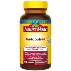 Metabolyze Capsules With Chromium, Green Tea Phytosome & B12