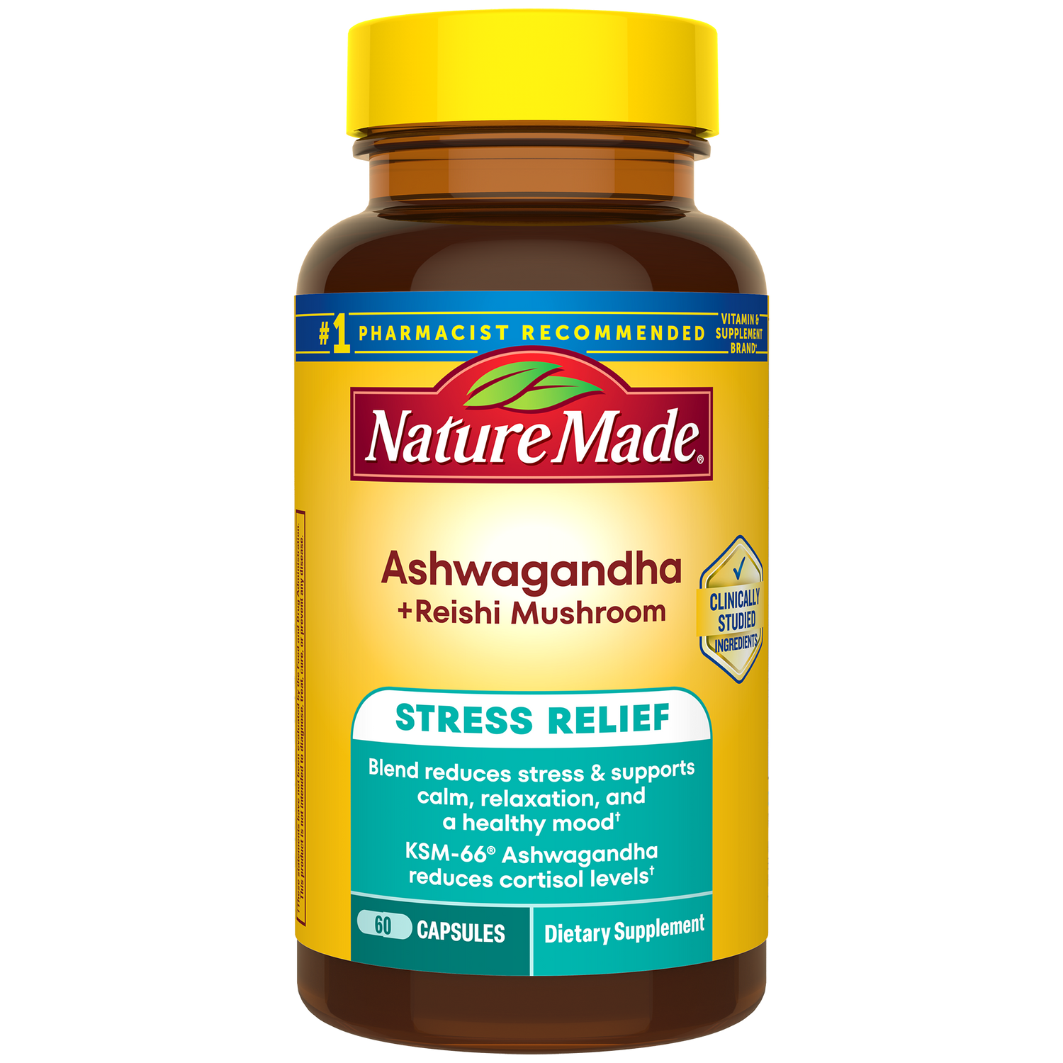 Ashwagandha + Reishi Mushroom Capsules | 
