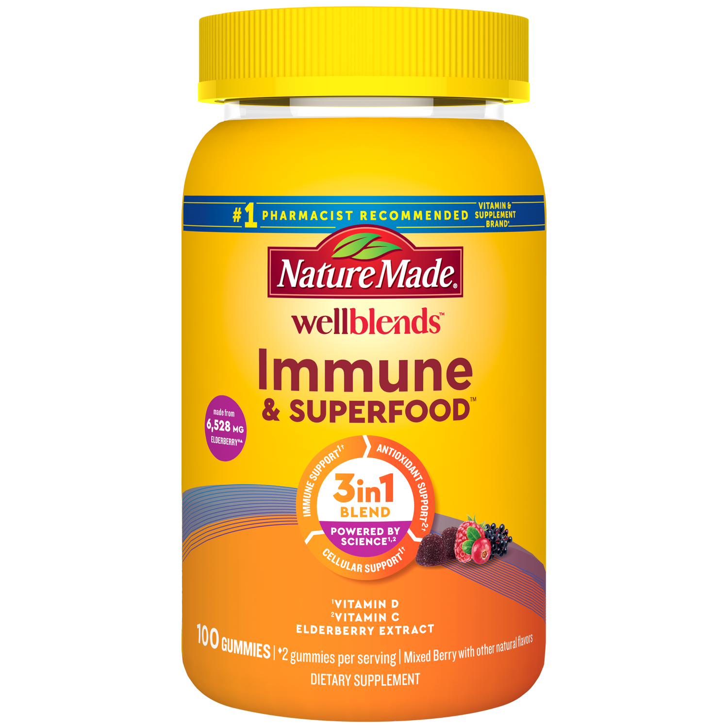Nature Made Wellblends™ Immune & Superfood™ Gummies