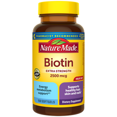 Biotin Extra Strength 2500 mcg Softgels