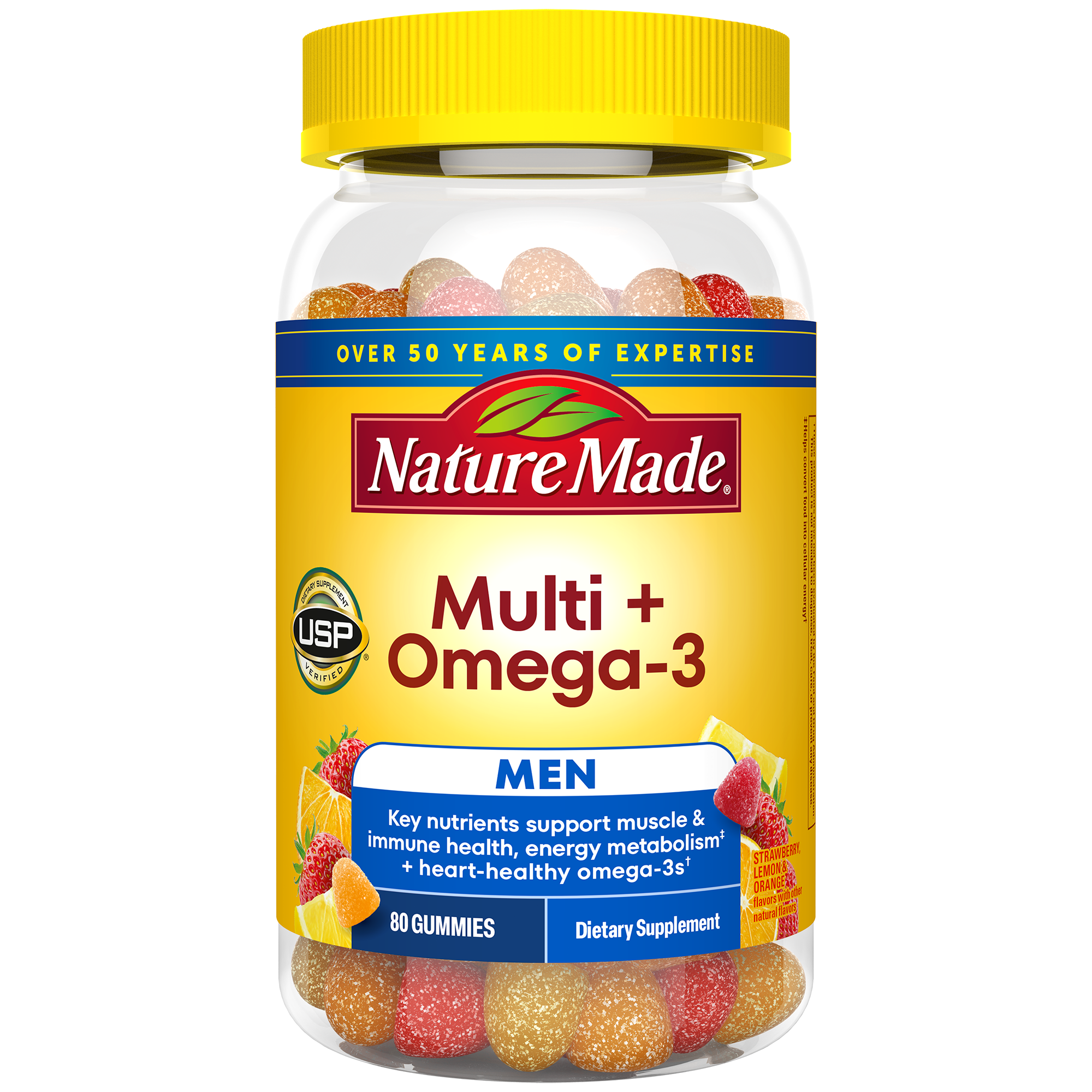 Multi Vitamins Plus Omega-3 for Him Gummies — vitamin supplement