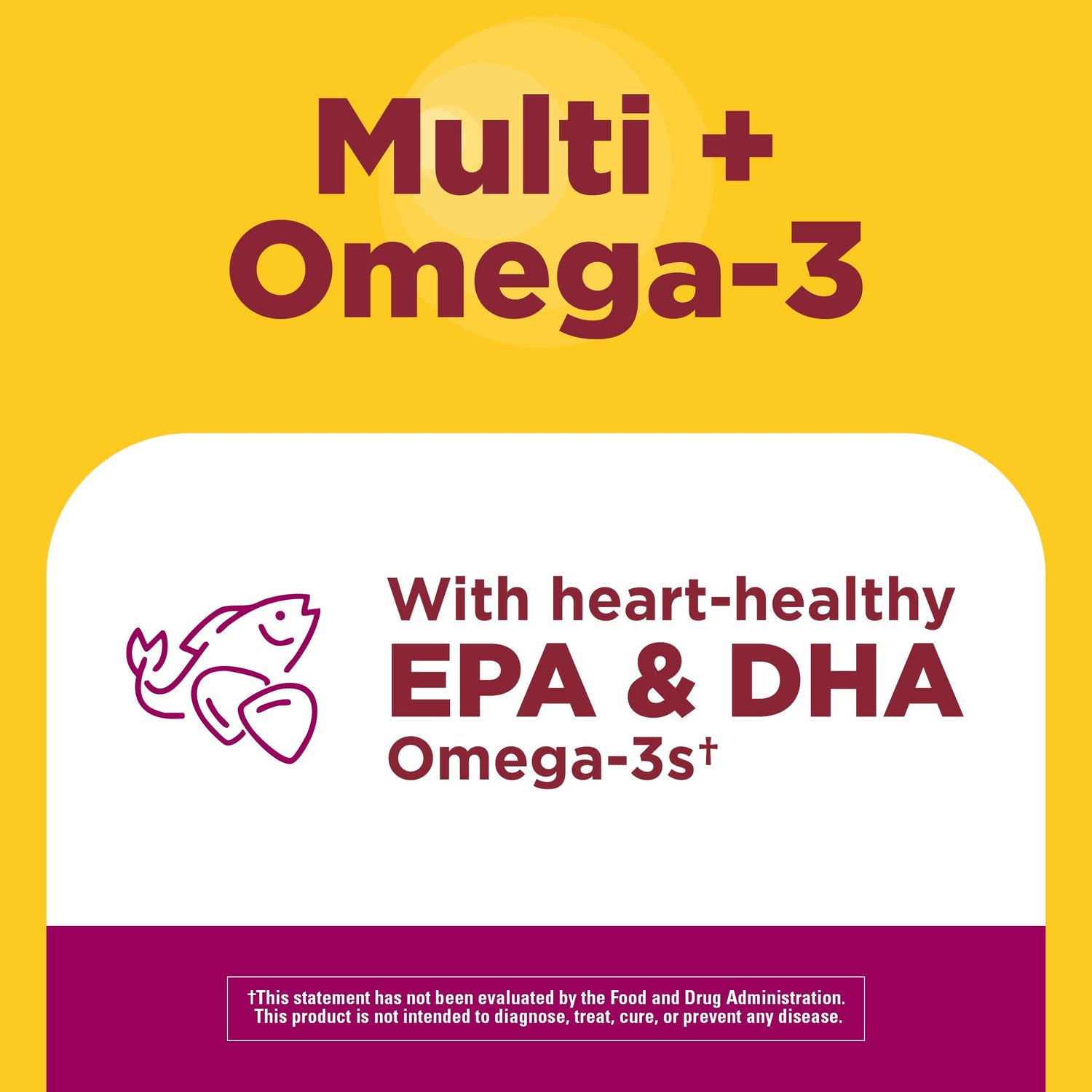 Women's Multivitamin + Omega-3 Gummies | Nature Made Women’s Multi + Omega-3 gummies with heart-healthy EPA and DHA Omega-3 nutrients