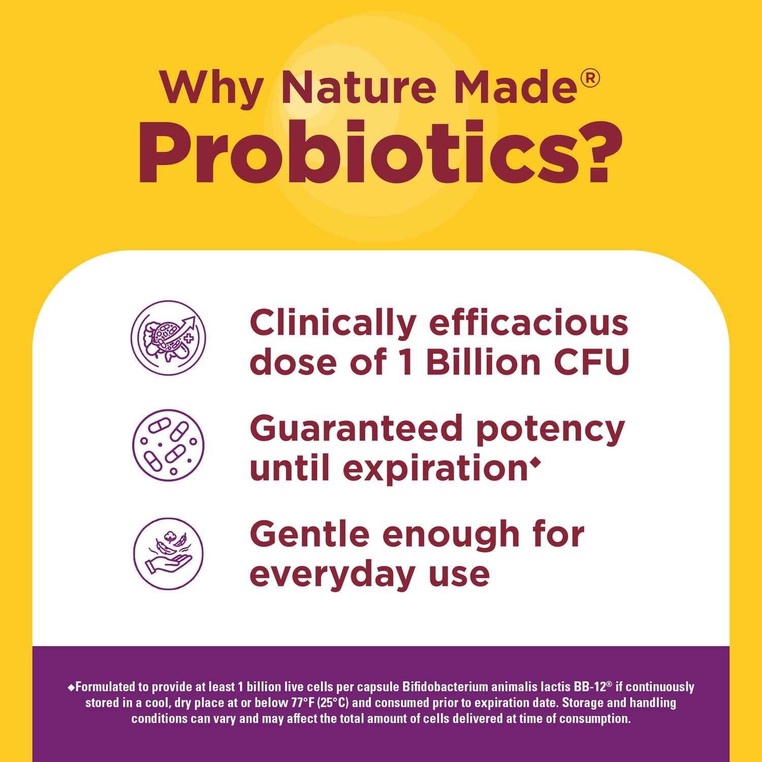 Probiotics 1 Billion CFU From Live Cultures Capsules | 