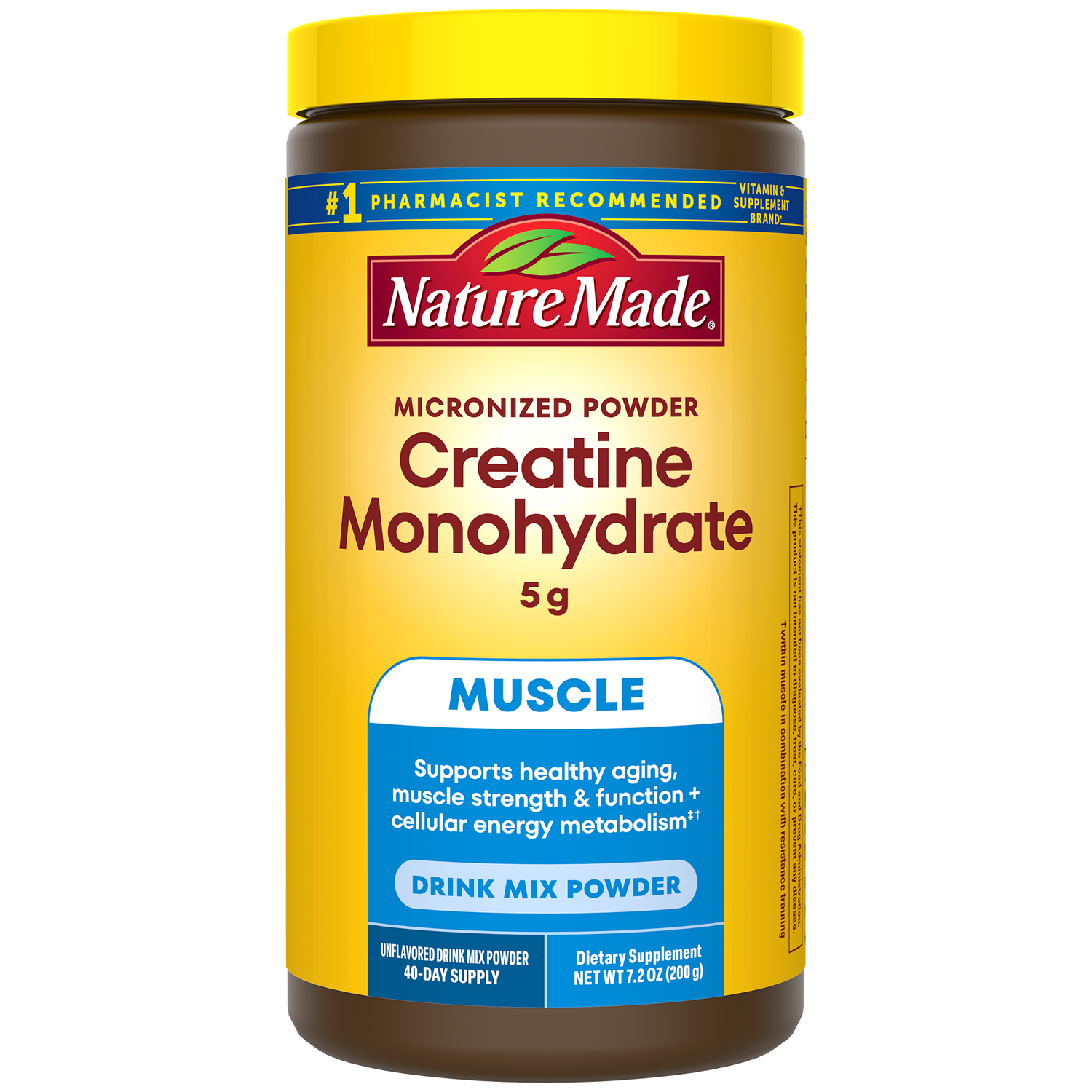 Micronized Creatine Monohydrate 5 g Drink Mix Powder | 40