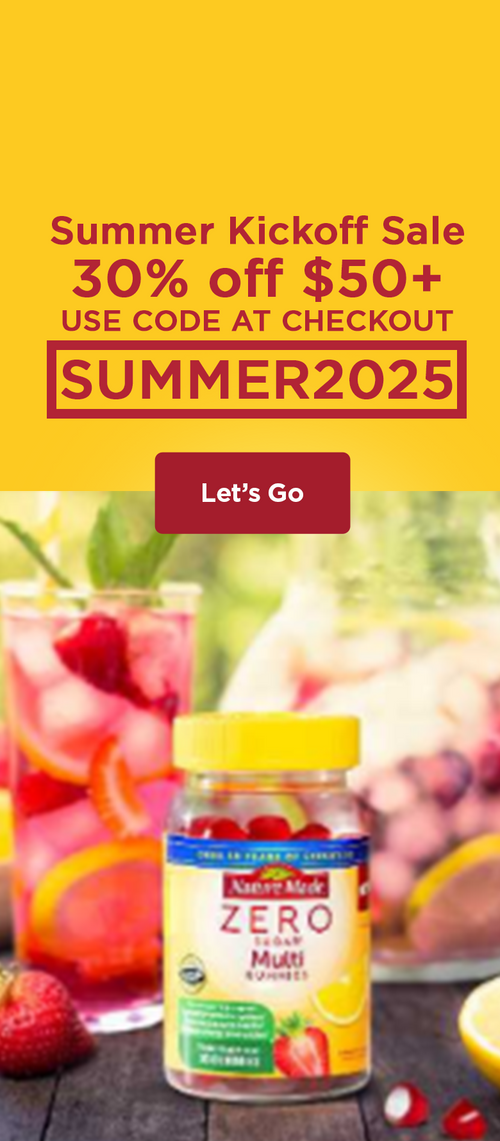 Use code SUMMER2025 at checkout for 30% off $50+ purchase