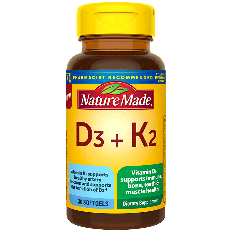 Vitamin D3 + K2 Softgels | 