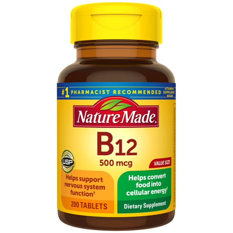 Vitamin B12 500 mcg Tablets | 200