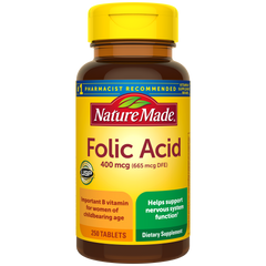 Folic Acid 400 mcg Tablets