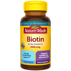 Biotin Extra Strength 2500 mcg Softgels
