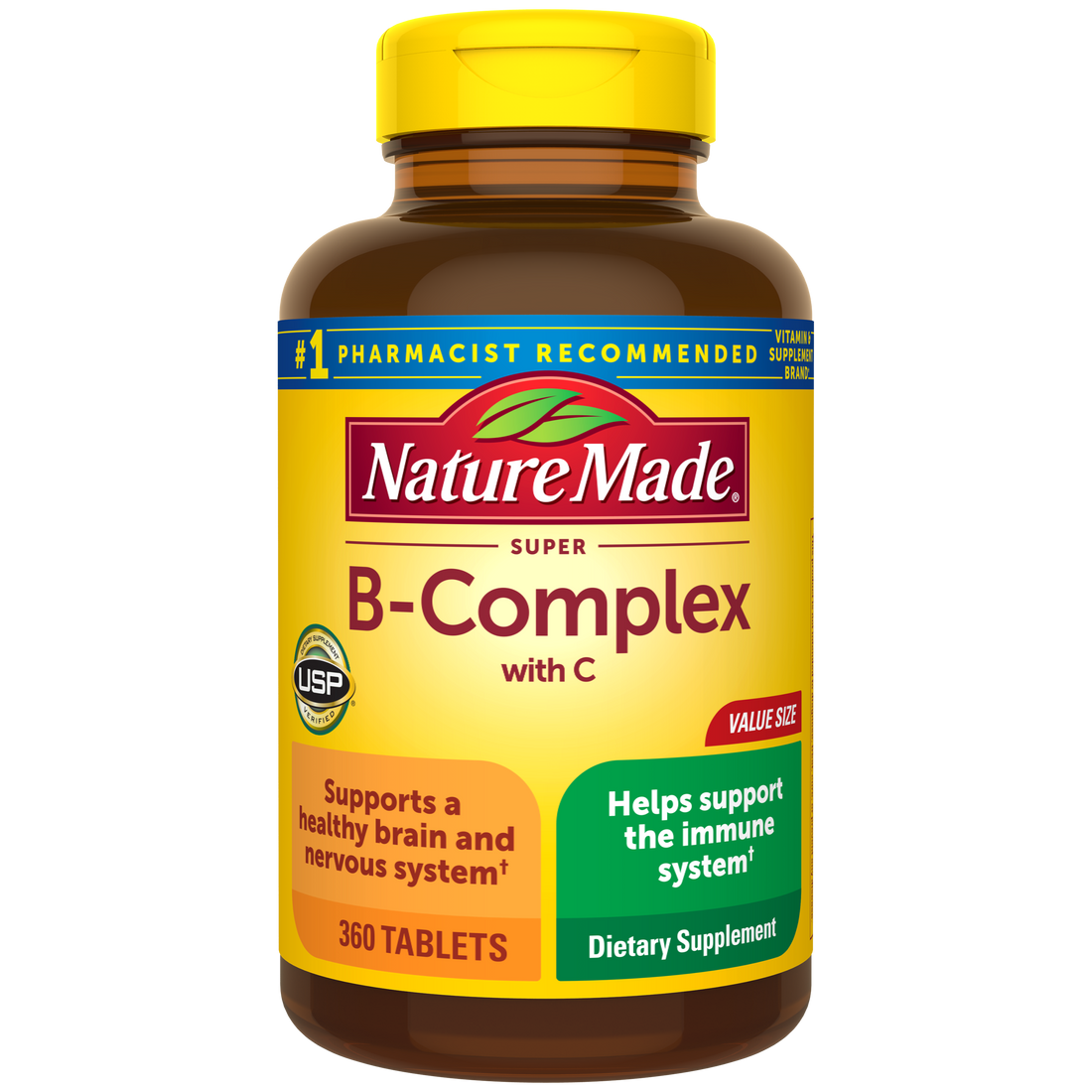 Nature Made Super B-Complex With C Tablets