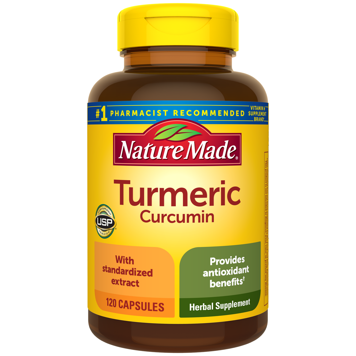 500 mg Turmeric Curcumin Capsules | 120