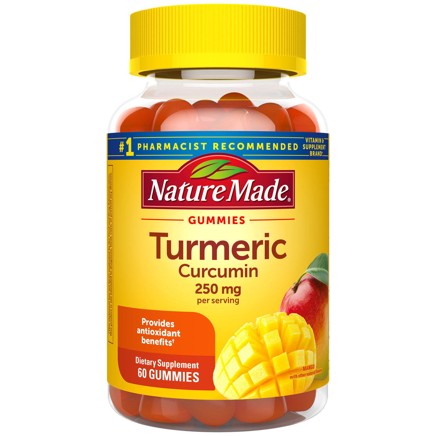 Turmeric Curcumin 250 mg Gummies | 