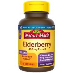 Elderberry Capsules with Vitamin C and Zinc
