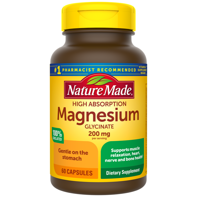 High Absorption Magnesium Glycinate Capsules 200 mg | 