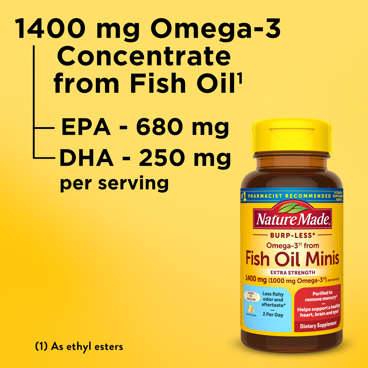 Extra Strength Omega-3†† From Fish Oil Minis | 