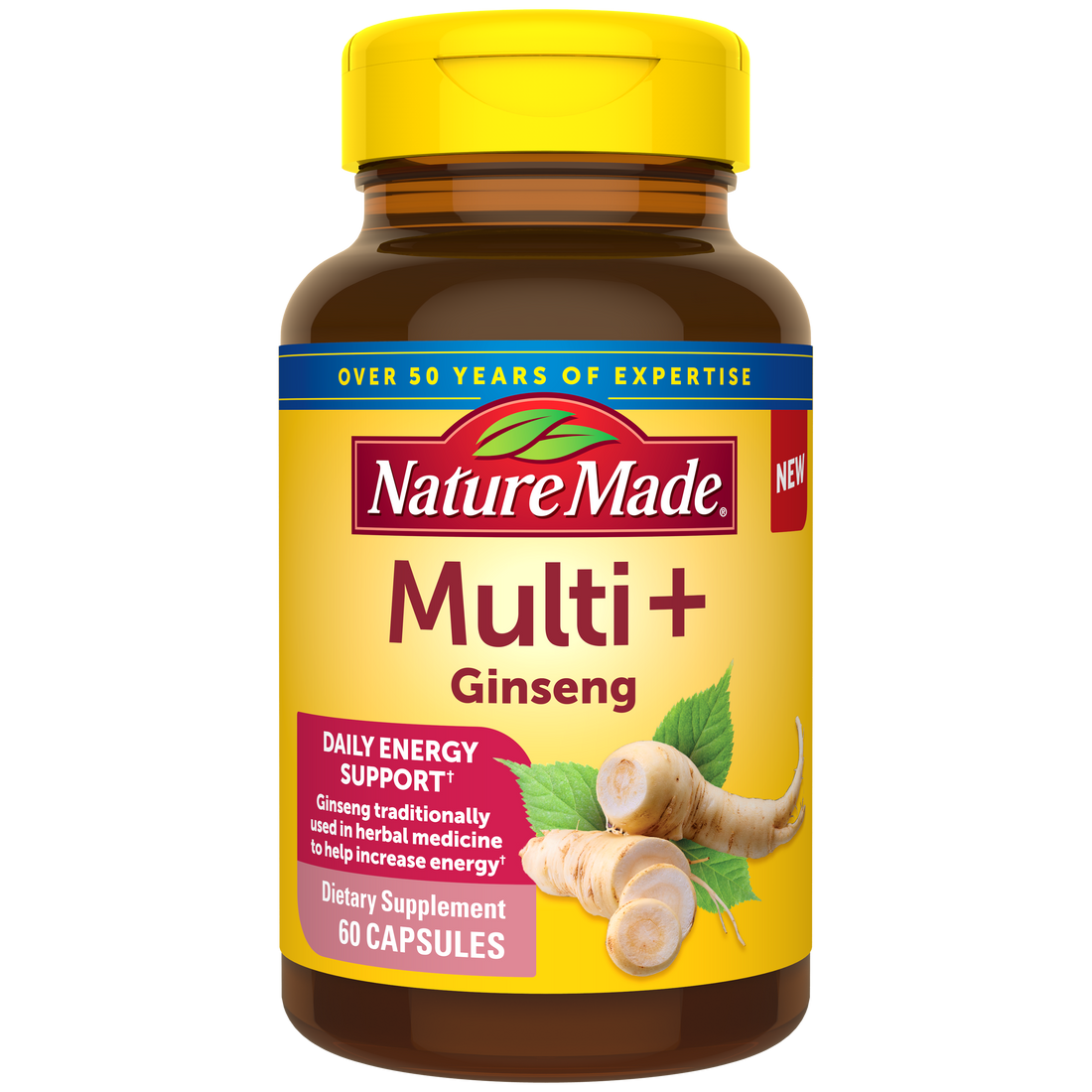 Multi + Ginseng Capsules & Nature Made®