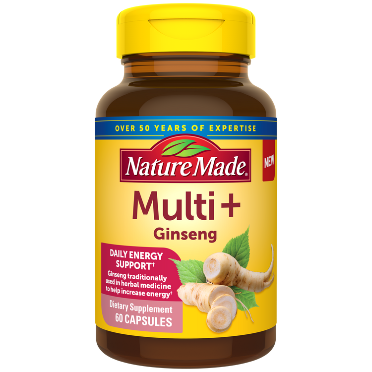 Multi + Ginseng Capsules & Nature Made®