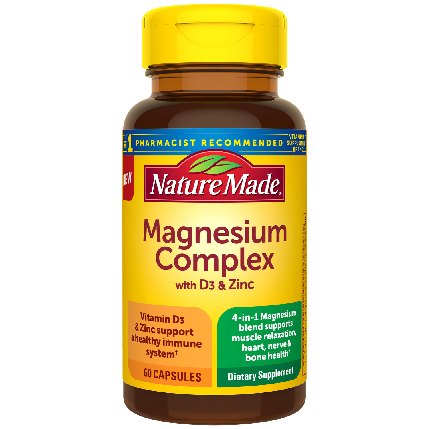 Magnesium Complex Capsules with D3 and Zinc | 