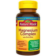 Magnesium Complex Capsules with D3 and Zinc