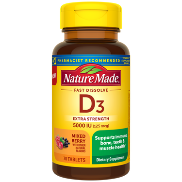 cta image for Vitamin D3 5000 IU (125 mcg) Fast Dissolve Tablets 