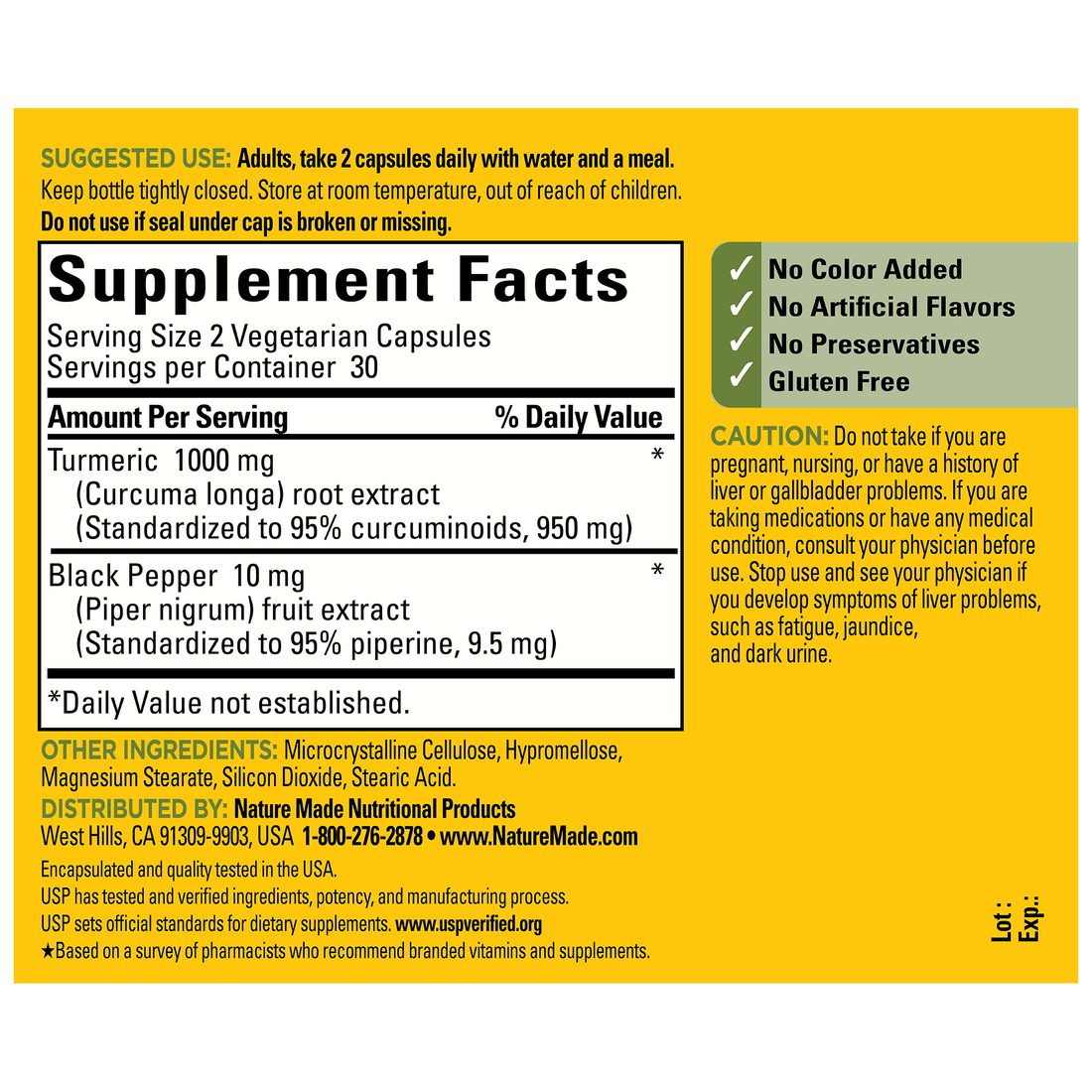 Turmeric Extra Strength 1000 Mg 950 Mg Curcuminoids Per Serving Caps Turmeric Extra Strength 1000 Mg 950 Mg Curcuminoids Per Serving Caps