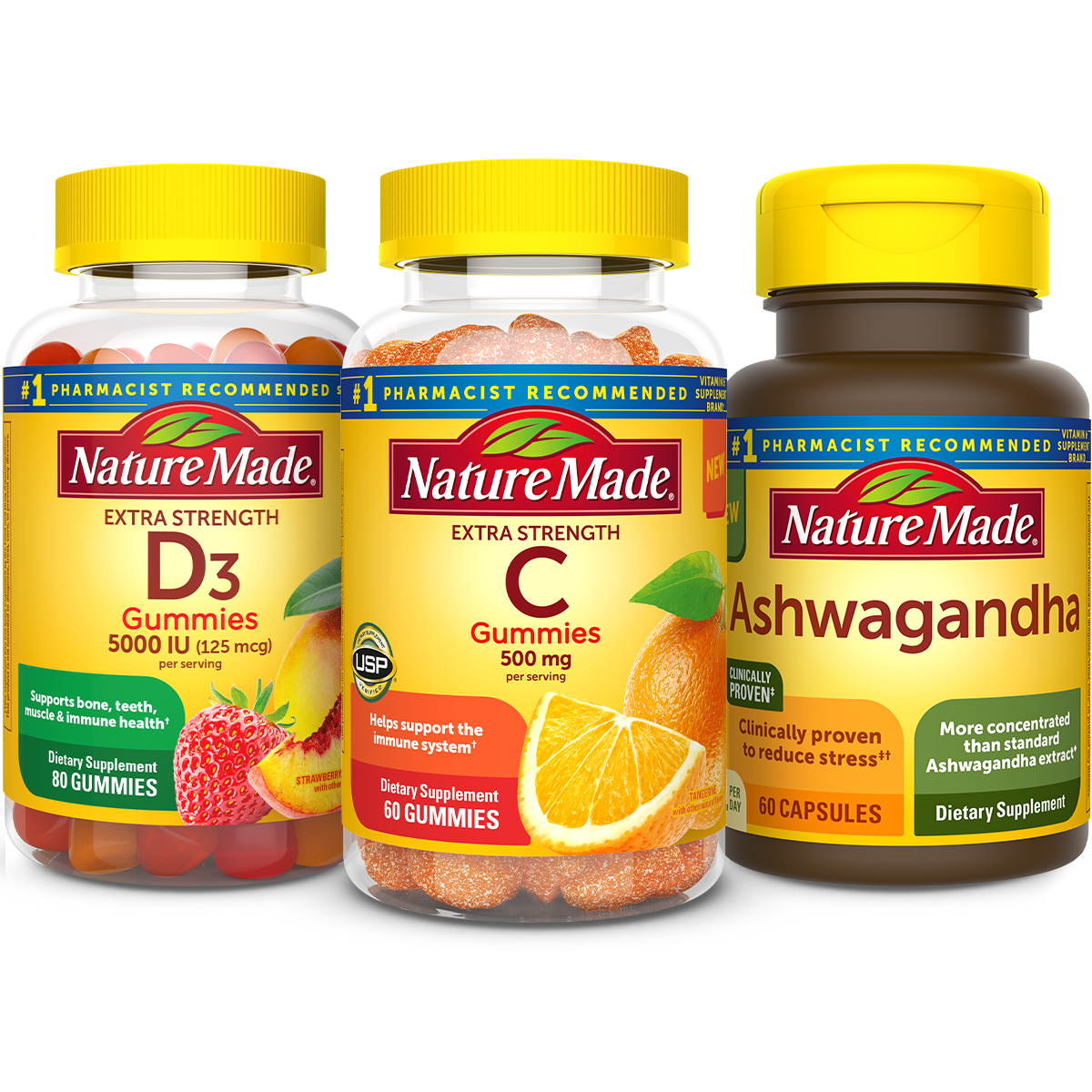 Immune + Stress Support Value Pack† & Nature Made®