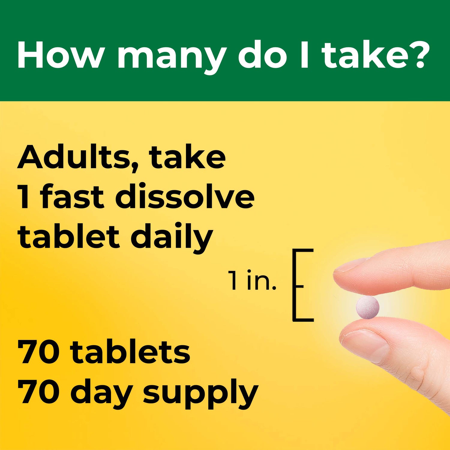 Vitamin D3 5000 IU (125 mcg) Fast Dissolve Tablets | 